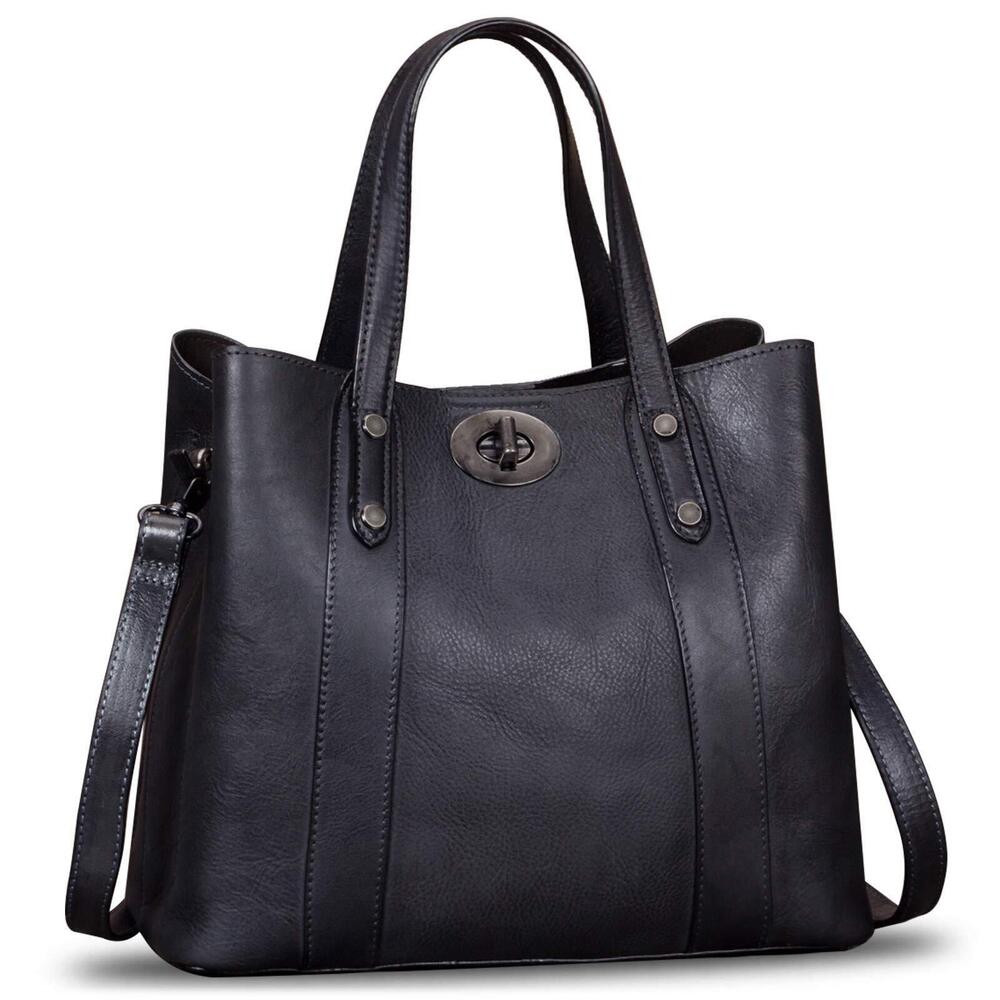 3922 Leather Handbags Satchel Purses Vintage Handmade Shoulder Bag Cowhide